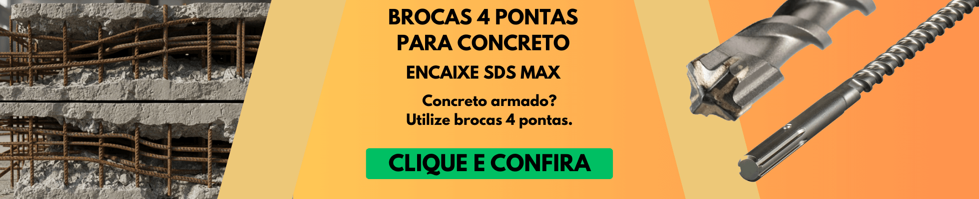 Brocas SDS Max 4 pontas